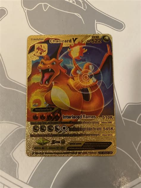 charizard v lv 92|Charizard V gold for sale.